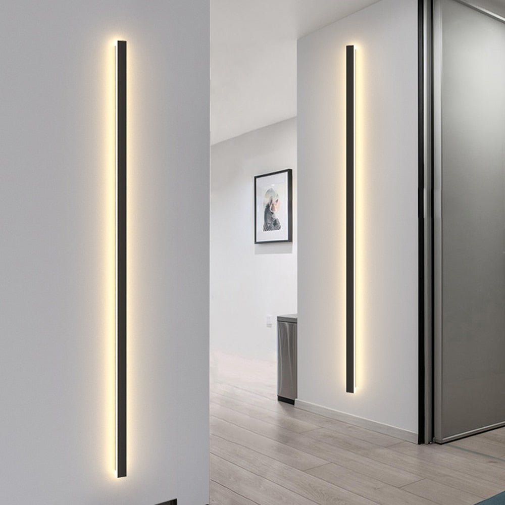 Simple Slim LED Wall Lamp for Contemporary Spaces - Luxicro