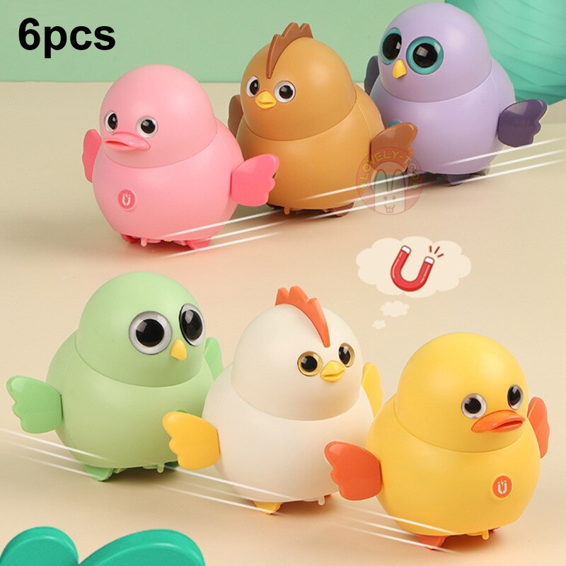 Playful Quacking Duck Bath Toy Set