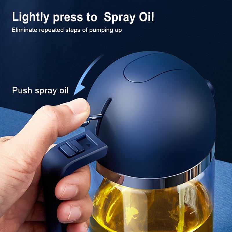 Practical 2-in-1 Oil Spray Bottle