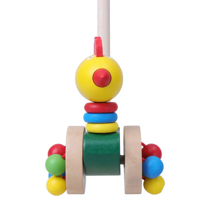 Durable Wood Baby Push Walker