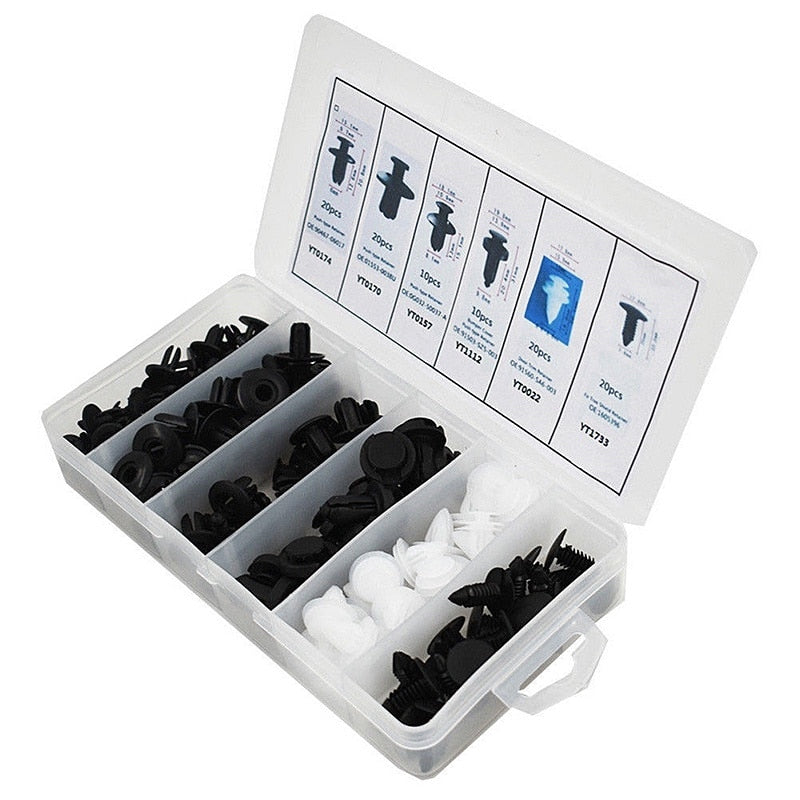 Auto Body Repair Clip Set 100PCS Fastener Rivets