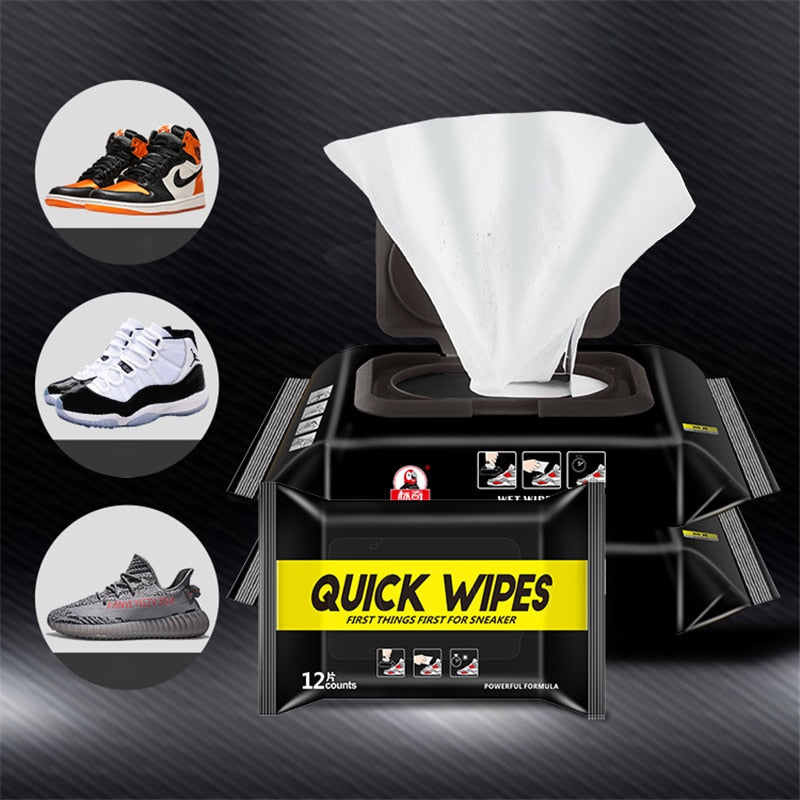 Fast Shoe Shine Wet Wipes