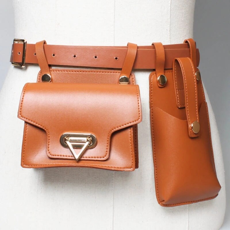 Compact Genuine Leather Cross Body Purse