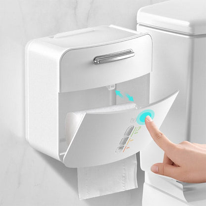 Compact Wall Mount Toilet Paper Holder