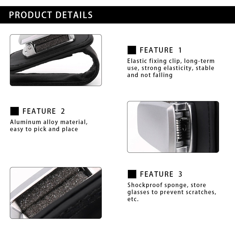Universal Car Sunglasses Clip Holder