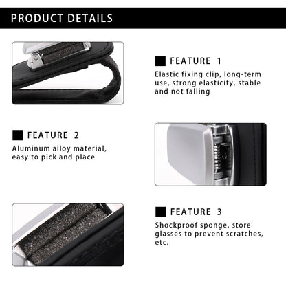 Universal Car Sunglasses Clip Holder