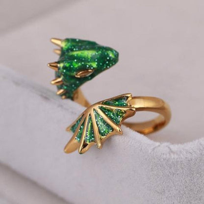 Fashionable Dragon Pattern Adjustable Band Ring