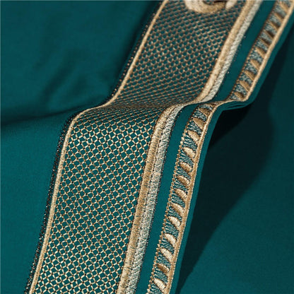 Luxury Embroidered Egyptian Cotton Bedding Set