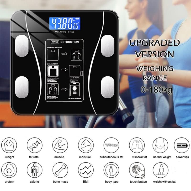 Smart Digital Body Fat Scale with Mobile App