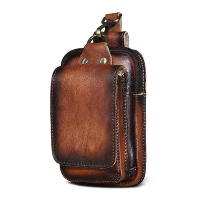 Genuine Leather Cross Body Bag for Men