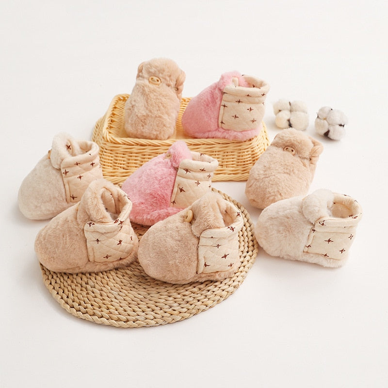 Cozy Baby Booties Soft Footwear - Luxicro