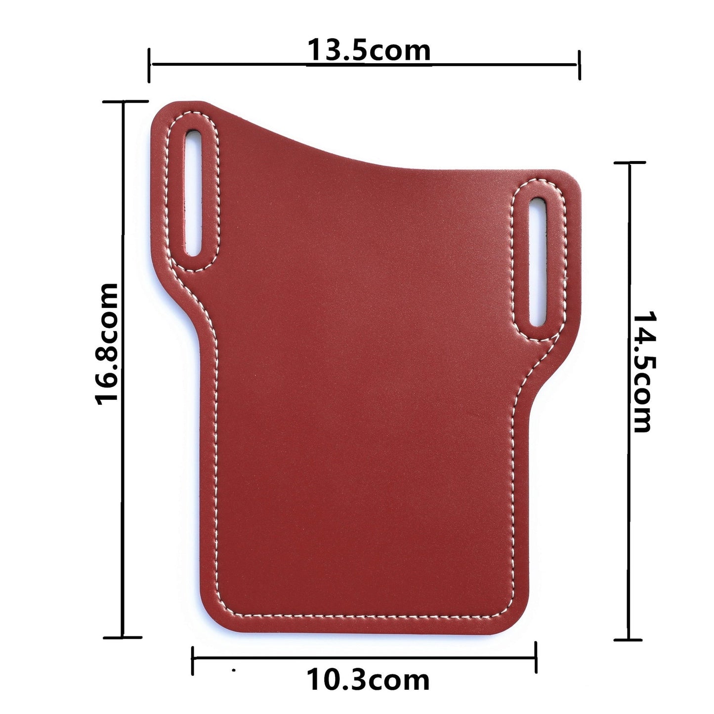 Retro Brown Leather Phone Holster