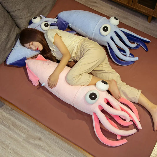 Big Soft Squid Stuffed Animal - Luxicro