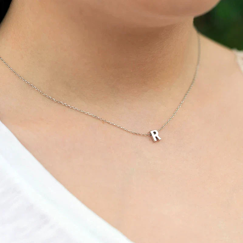 Dainty Personalized Letter Pendant Necklace