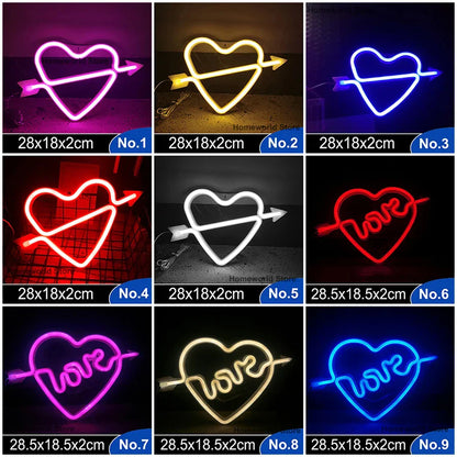 Colorful LED Wall Light Decor Night Lamp