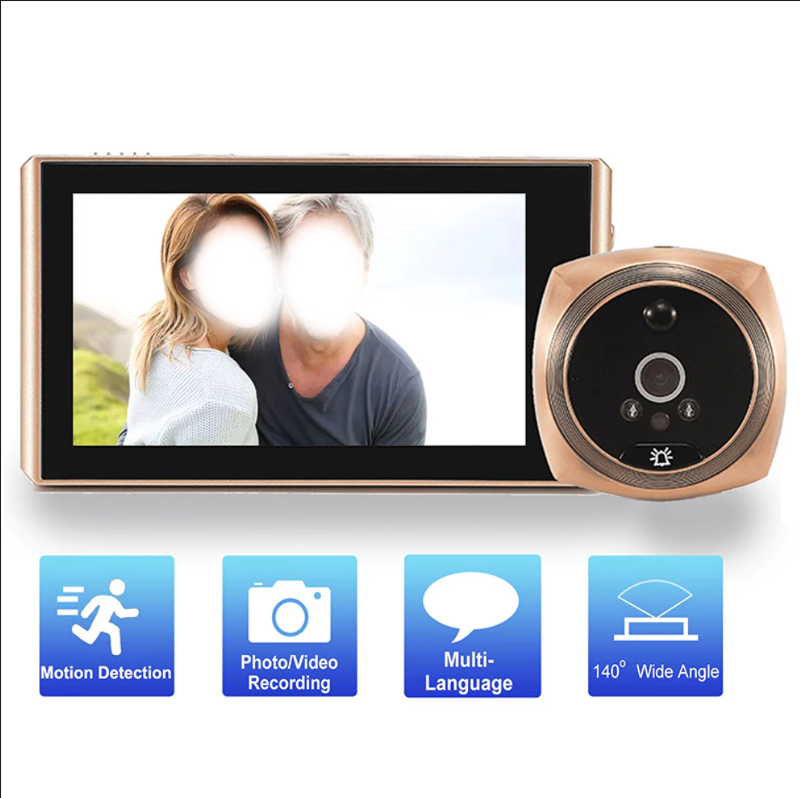Smart Security Doorbell Camera with Motion Alert