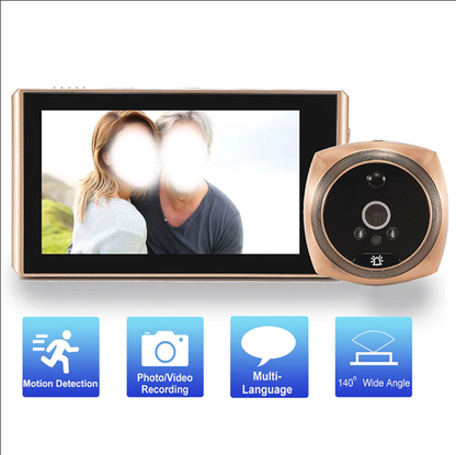 Smart Security Doorbell Camera with Motion Alert