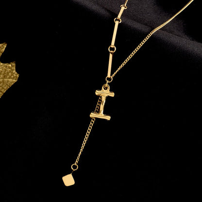 Custom Initial Pendant Necklace