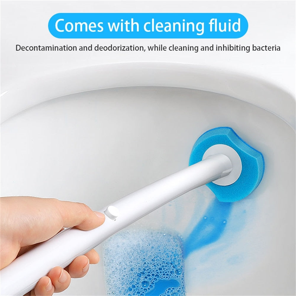 Long Handle Bathroom Toilet Cleaning Brush Set