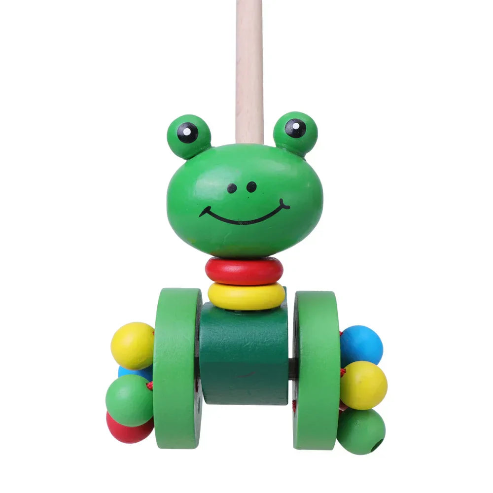 Durable Wood Baby Push Walker