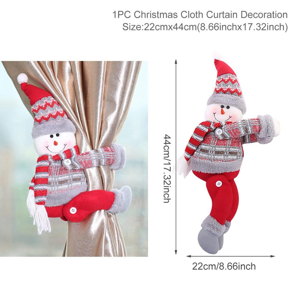 Festive Holiday Tree Window Curtain Hooks