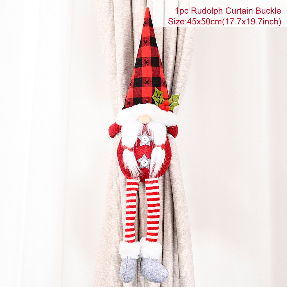 Festive Holiday Window Curtain Hook