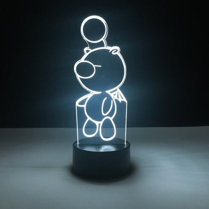 Bright 3D LED Table Lamp for Office Use