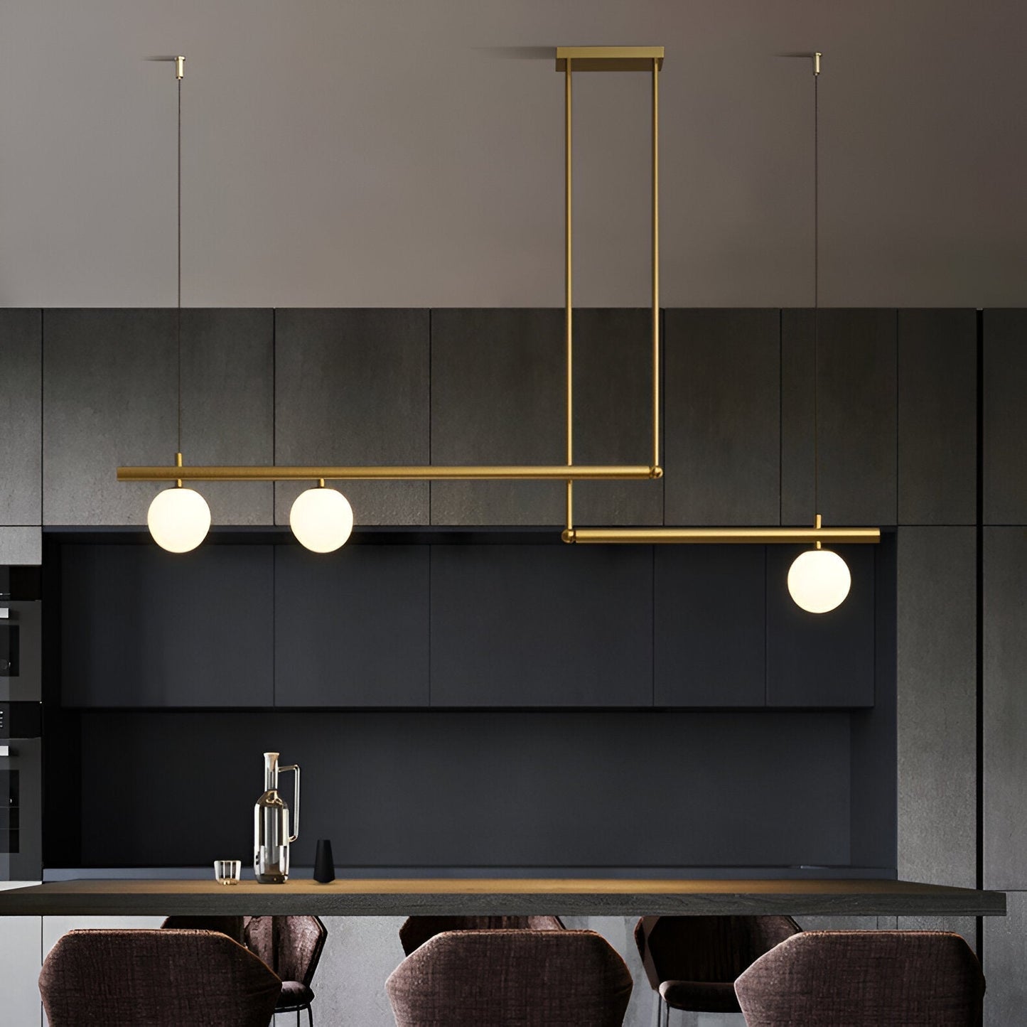 Stylish Clear Hanging Lamp