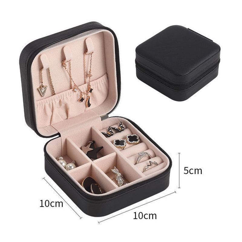 Glittering Jewelry Storage Display Case Box - Luxicro