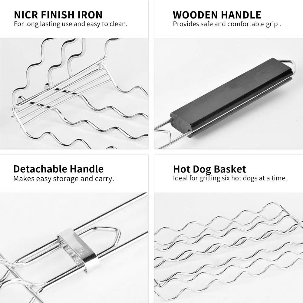 Simple Outdoor Grill Sausage Holder