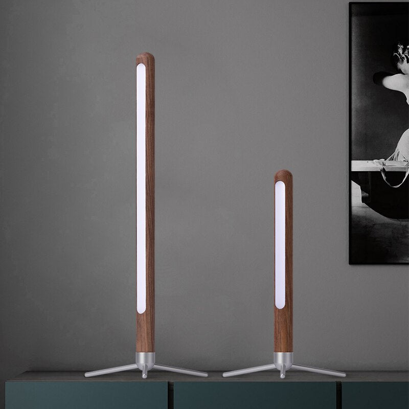 Rustic Wooden Desk Light Lamp - Luxicro