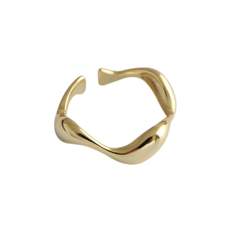 Stylish Wave Comfort Fit Ring - Luxicro