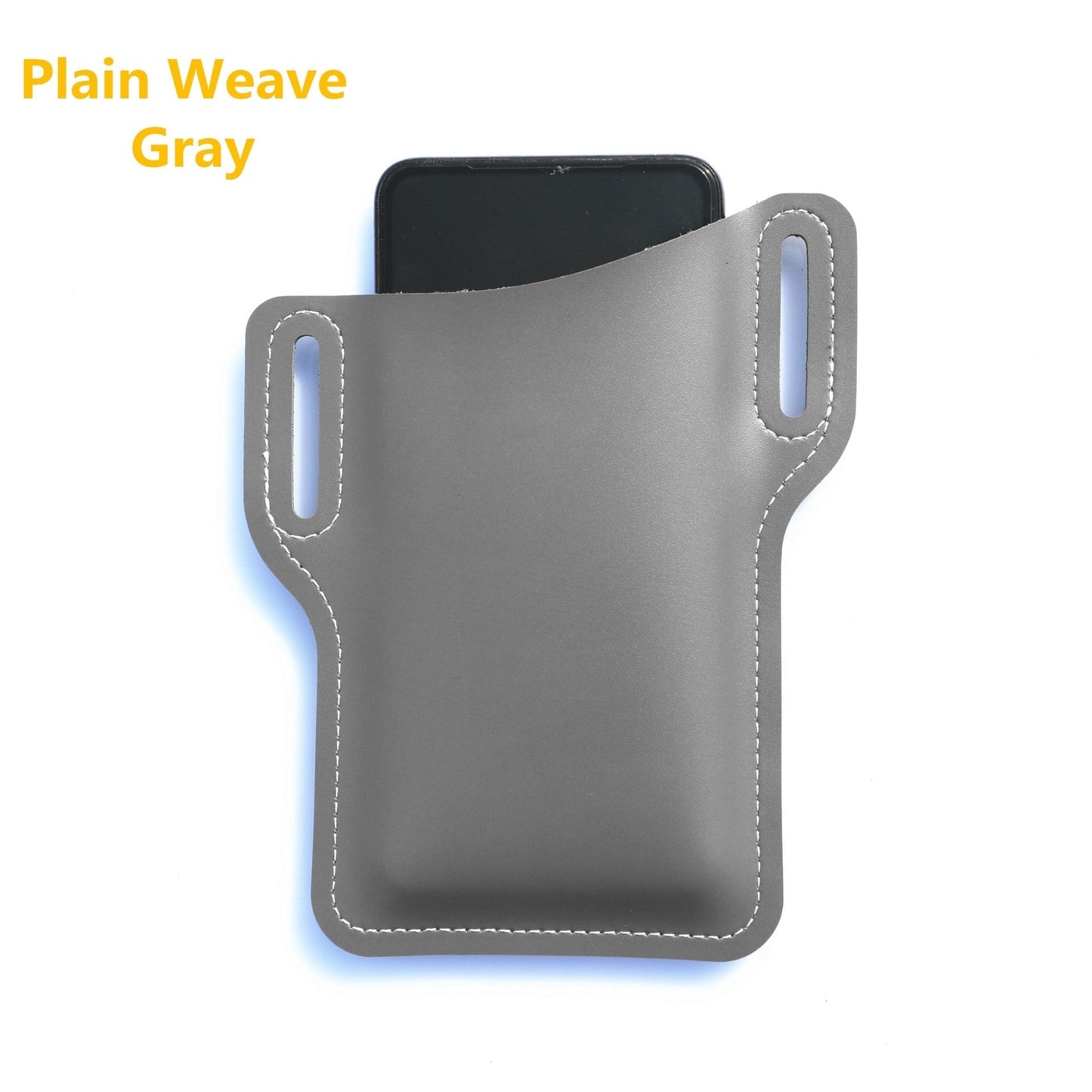 Retro Brown Leather Phone Holster