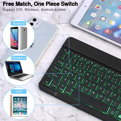 Compact Wireless Keyboard Mouse Combo