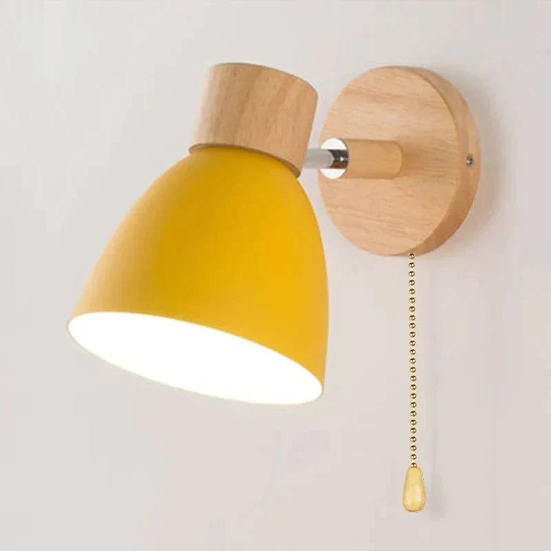 Classic Wood Wall Light - Warm Modern Style