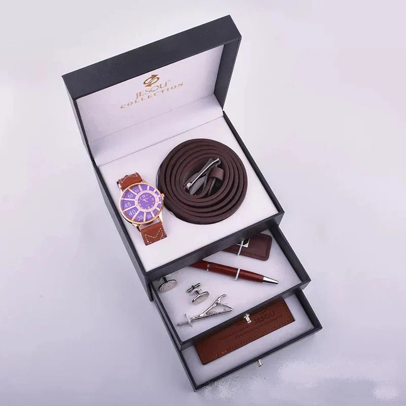 Luxury Business Leather Travel Kit