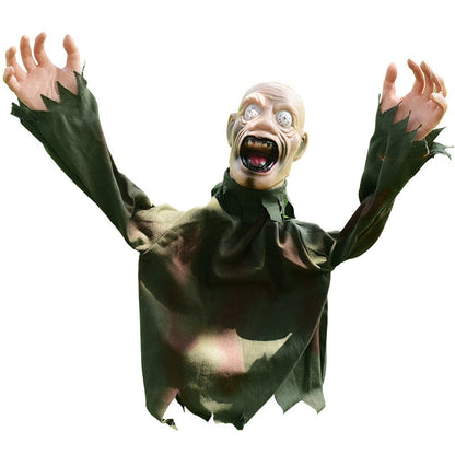 Scary Animated Zombie Lawn Halloween Decoration
