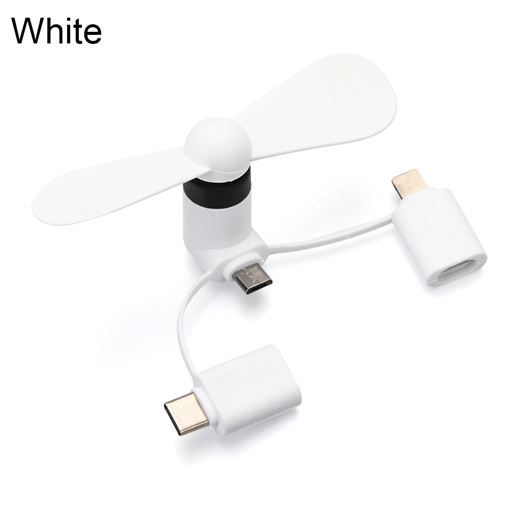 Compact Mini USB Phone Cooler Fan
