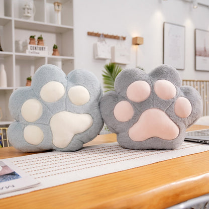 Soft Plush Bear Claw Hand Warmer Pillow