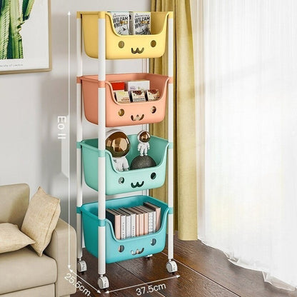 Compact Collapsible Strong Metal Storage Rack