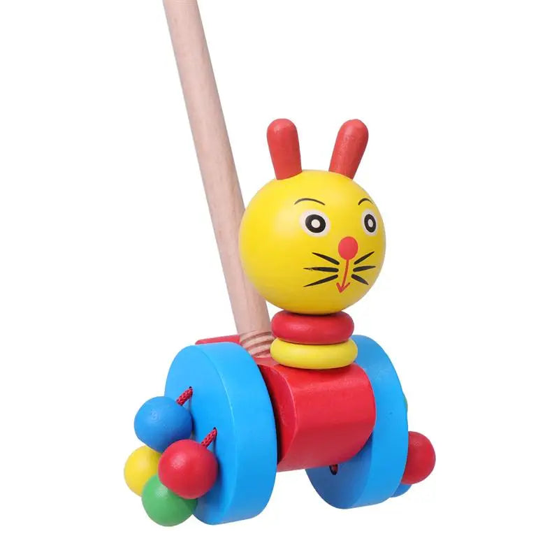 Durable Wood Baby Push Walker
