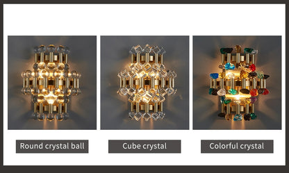 Beautiful Sparkling Crystal Wall Lamp