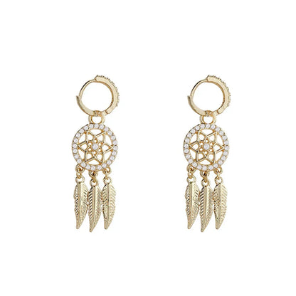 Classic 14k Gold Button Earrings
