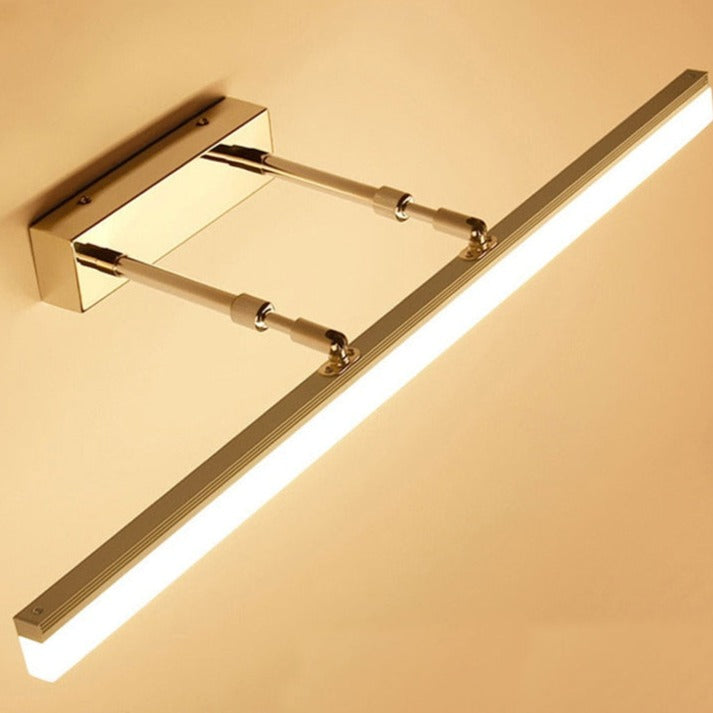 Contemporary Gold LED Sconce with Flexible Arms - Luxicro