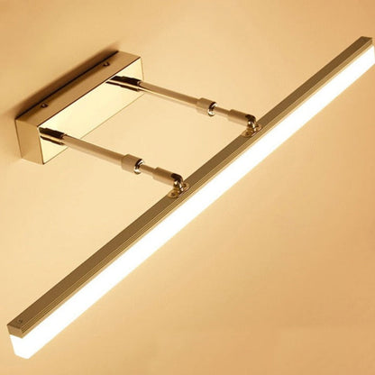 Contemporary Gold LED Sconce with Flexible Arms - Luxicro