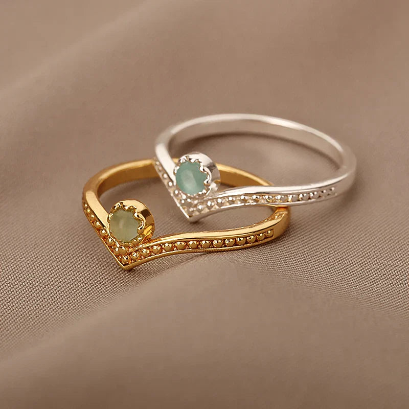 Vintage Inspired Opal Engagement Ring