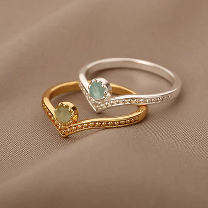 Vintage Inspired Opal Engagement Ring