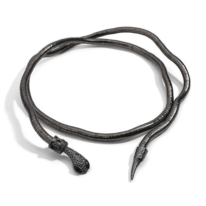 Trendy Snake Chain Double Layer Necklace