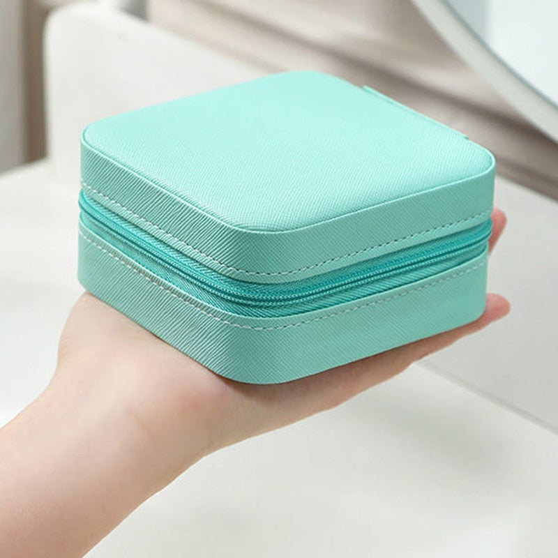 Glittering Jewelry Storage Display Case Box