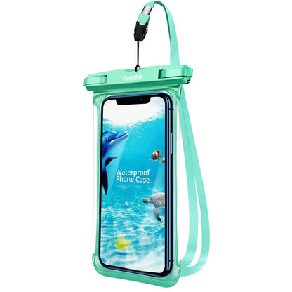Waterproof Clear Phone Case with Adjustable Neck Lanyard